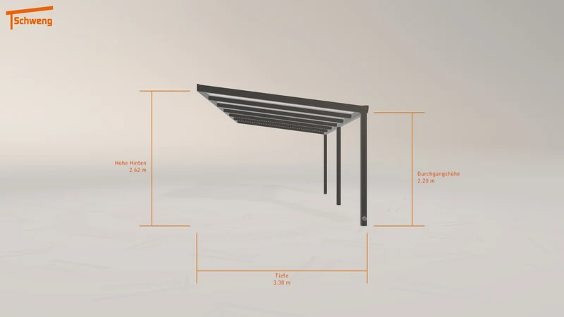 #AT Schweng Pultdachcarport S400 (ID 5mg2y4)