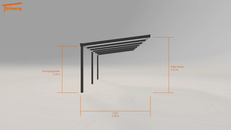 #AT Schweng Pultdachcarport S400 (ID 5mg2y4)