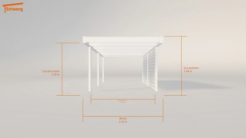#DE Schweng Flachdachcarport C600 (ID pb3577) #MTG