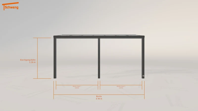 #DE Schweng Terrassenüberdachung S350 (ID 77g3j2)