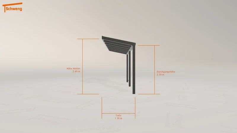 #DE Schweng Terrassenüberdachung S350 (ID 77g3j2)