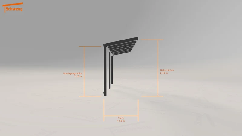 #DE Schweng Terrassenüberdachung S350 (ID 77g3j2)