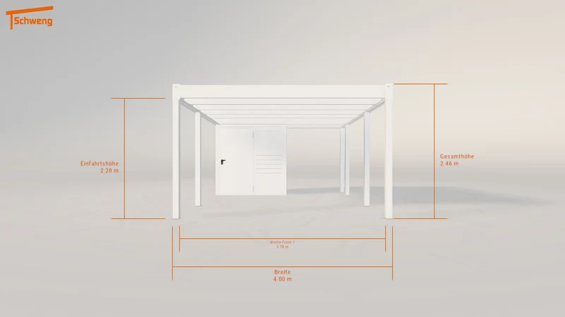 #AT Schweng Flachdachcarport C600+ (ID n5354g) #MTG
