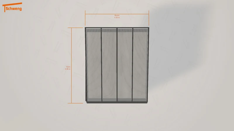 #DE Schweng Terrassenüberdachung S400 (ID bk8kjv)