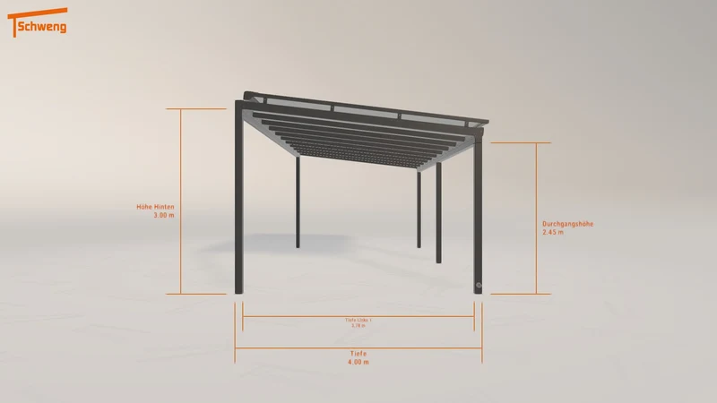 #DE Schweng Terrassenüberdachung S400 (ID w3r3ng)