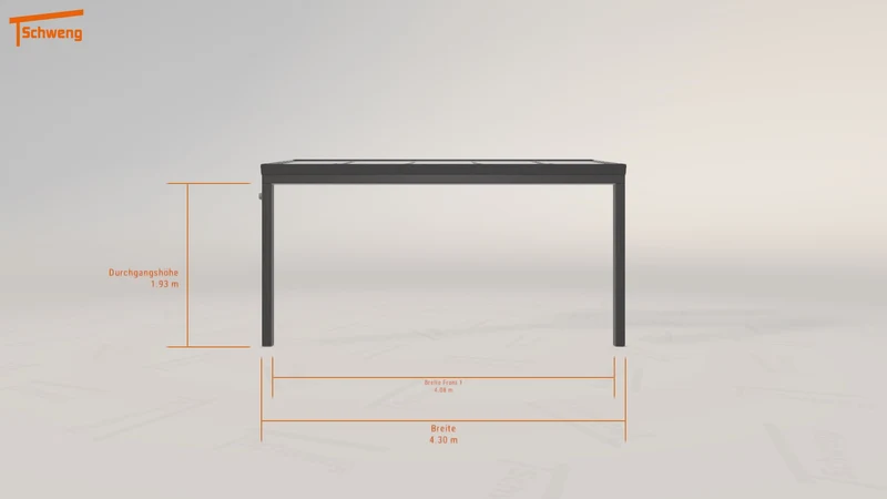 #DE Schweng Terrassenüberdachung S350 (ID dvwv38)