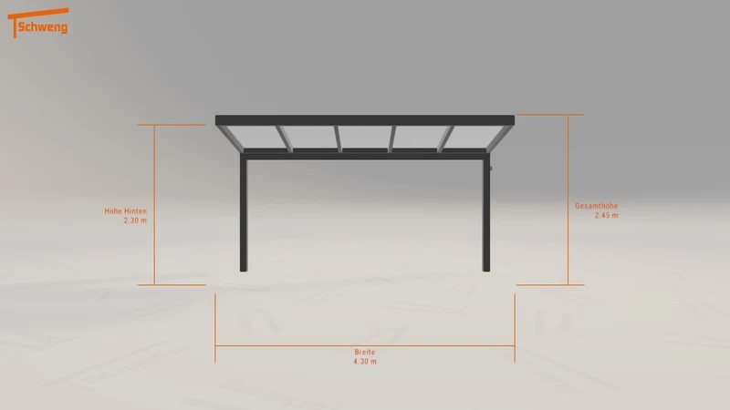 #DE Schweng Terrassenüberdachung S350 (ID dvwv38)