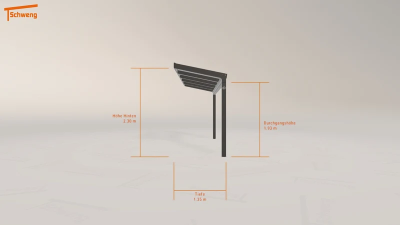 #DE Schweng Terrassenüberdachung S350 (ID dvwv38)
