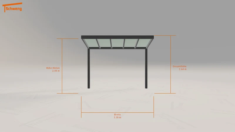 #DE Schweng Terrassenüberdachung S350 (ID ygkd7b)