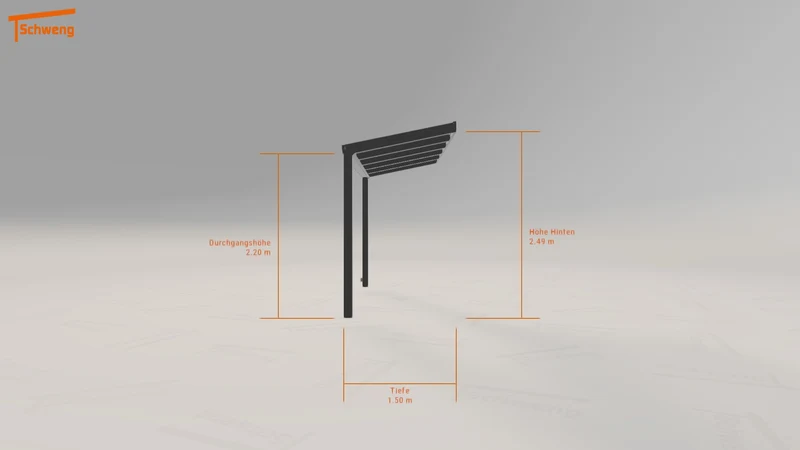 #DE Schweng Terrassenüberdachung S350 (ID ygkd7b)