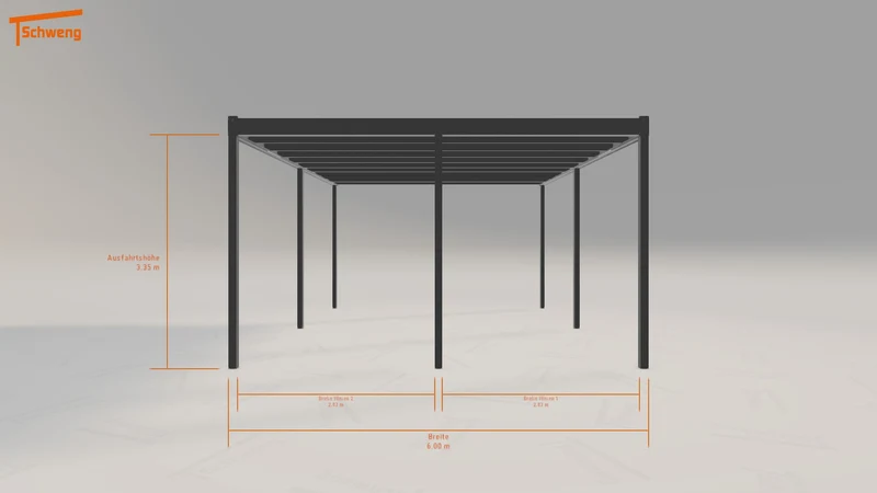 #DE Schweng Flachdachcarport C600 (ID ygk3dp) #MTG