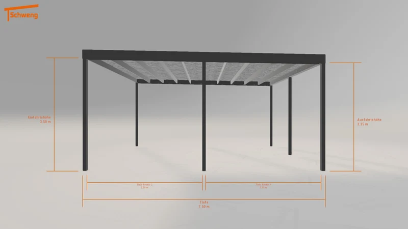 #DE Schweng Flachdachcarport C600 (ID ygk3dp) #MTG