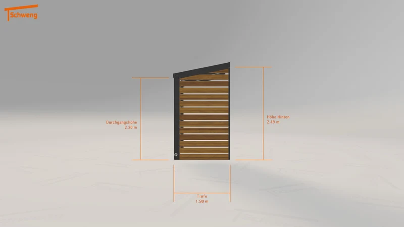 #AT Schweng Terrassenüberdachung S350 (ID 9wd23q)