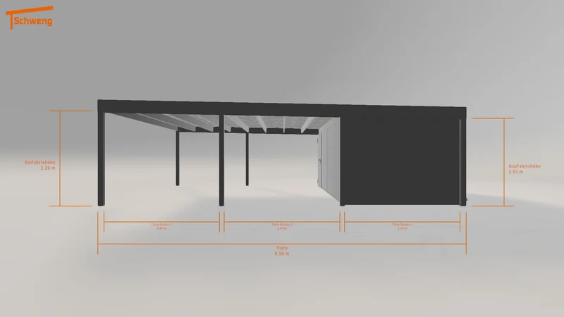 #DE Schweng Flachdachcarport C600 (ID dvw9rx)