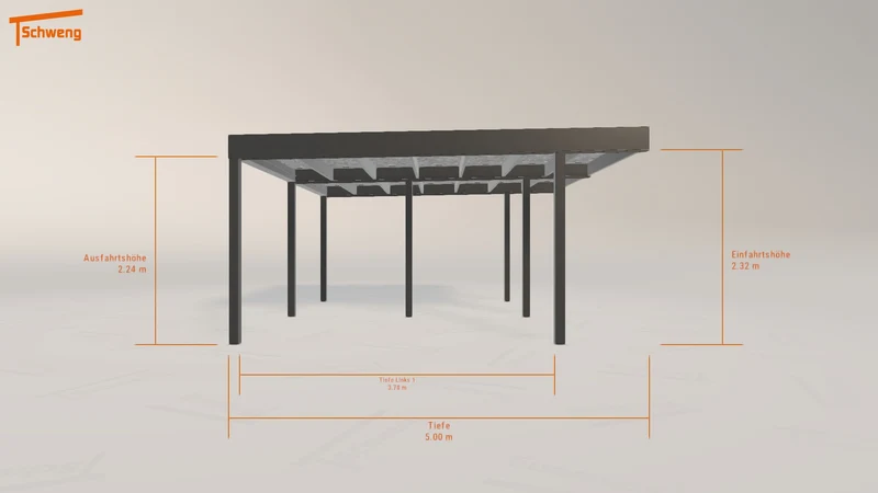 #AT Schweng Flachdachcarport C600 (ID k238my) #MTG