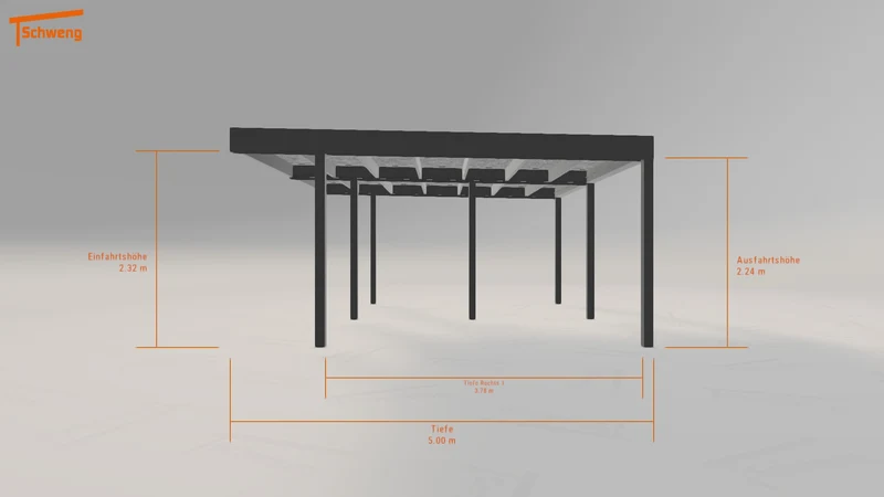 #AT Schweng Flachdachcarport C600 (ID k238my) #MTG
