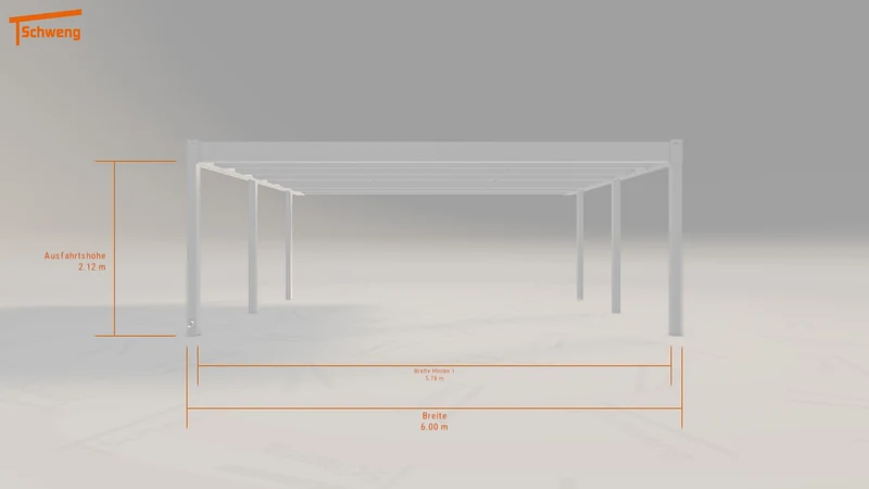 #DE Schweng Flachdachcarport C600 (ID w3r5bb) #MTG