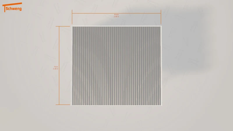 #DE Schweng Flachdachcarport C600 (ID 77g4jg) #MTG