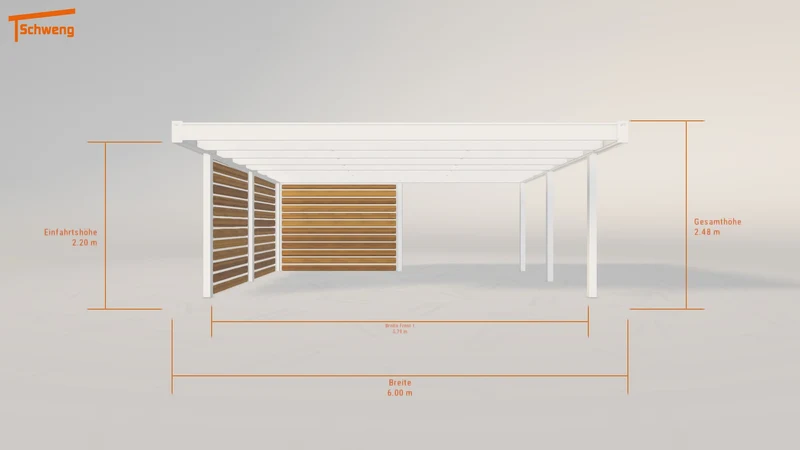 #DE Schweng Flachdachcarport C600 (ID 2qgny9) #MTG