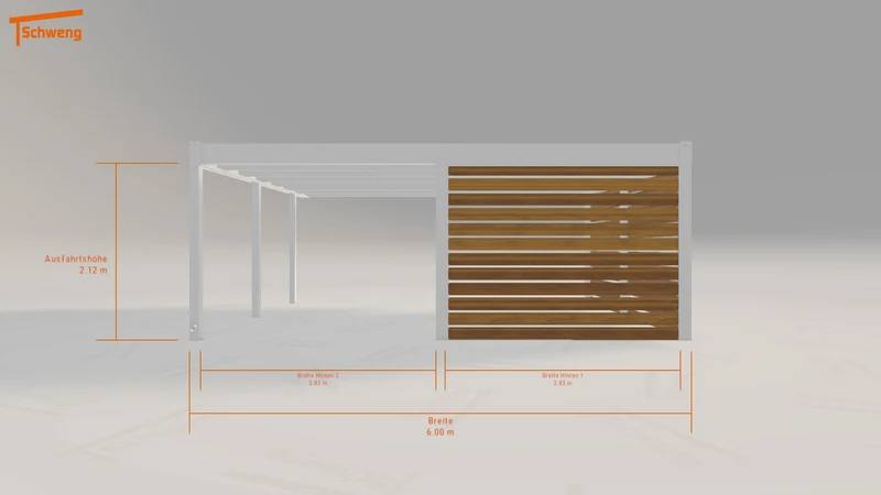#DE Schweng Flachdachcarport C600 (ID 2qgny9) #MTG