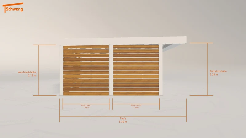 #DE Schweng Flachdachcarport C600 (ID 2qgny9) #MTG