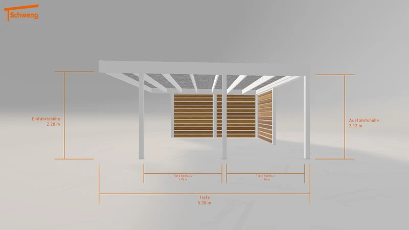 #DE Schweng Flachdachcarport C600 (ID 2qgny9) #MTG