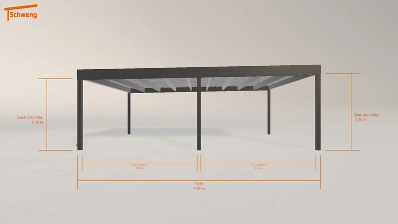 #AT Schweng Flachdachcarport C600 (ID 5mgqzd) #MTG