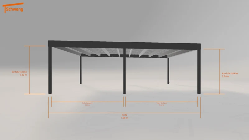 #AT Schweng Flachdachcarport C600 (ID 5mgqzd) #MTG