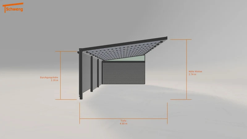 #DE Schweng Terrassenüberdachung S400 (ID 9wd7vy)