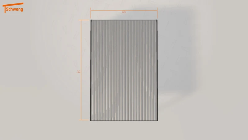 #DE Schweng Flachdachcarport C600 (ID 42gymy)