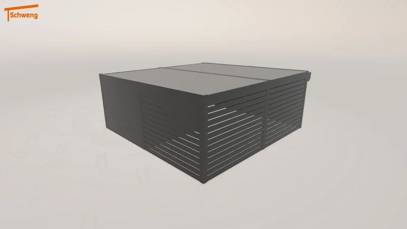 #DE Schweng Flachdachcarport C600+ (ID v4dzny) #MTG
