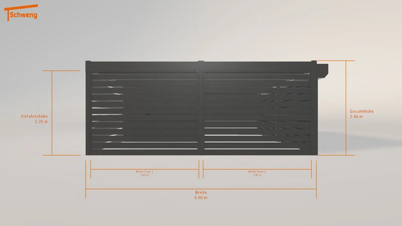 #DE Schweng Flachdachcarport C600+ (ID v4dzny) #MTG