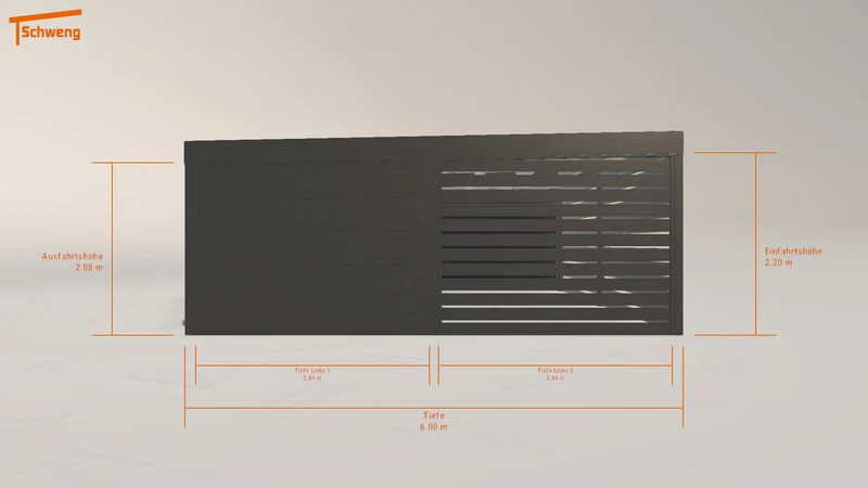 #DE Schweng Flachdachcarport C600+ (ID v4dzny) #MTG