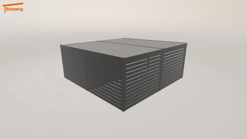 #DE Schweng Flachdachcarport C600+ (ID mj3w98) #MTG