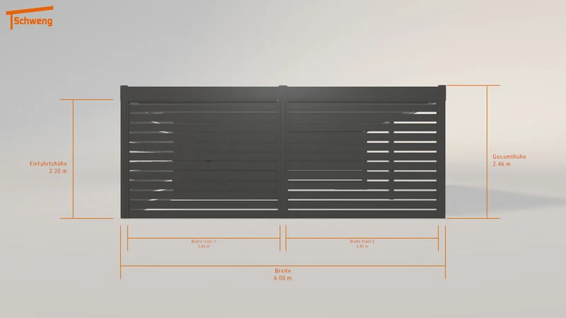 #DE Schweng Flachdachcarport C600+ (ID mj3w98) #MTG