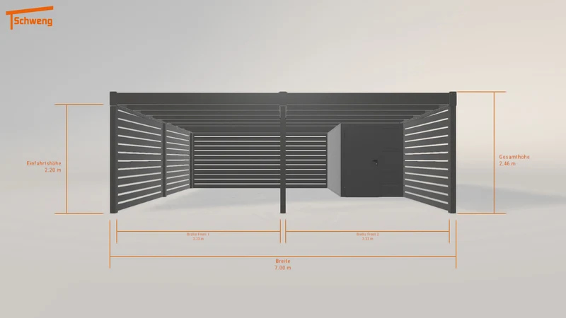 #DE Schweng Flachdachcarport C600+ (ID w3r4bz) #MTG