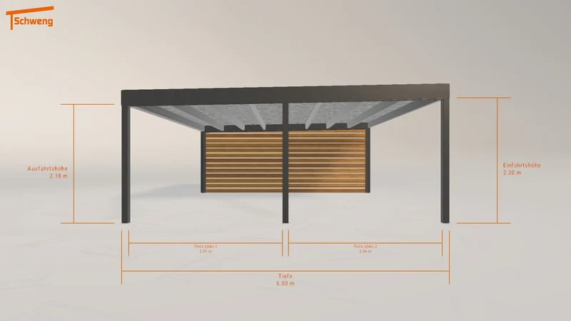 #DE Schweng Flachdachcarport C600+ (ID x7kzxb) #MTG