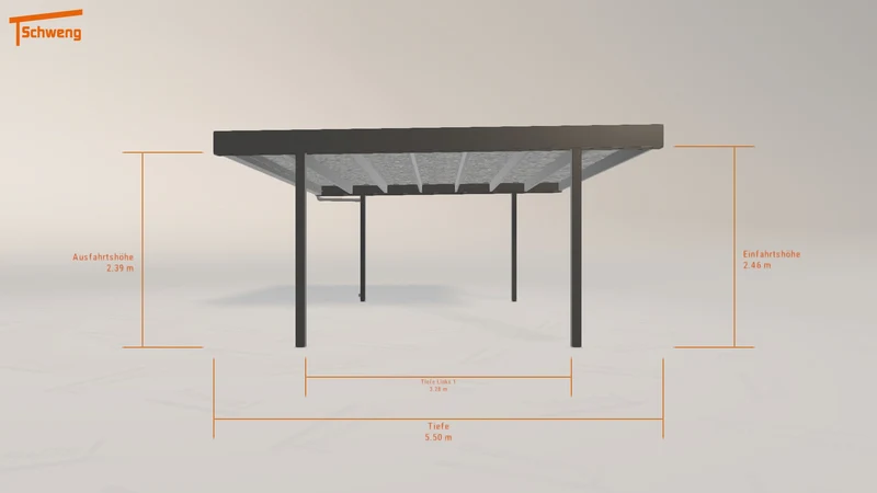 #DE Schweng Flachdachcarport C600 (ID g7bd3b) #MTG