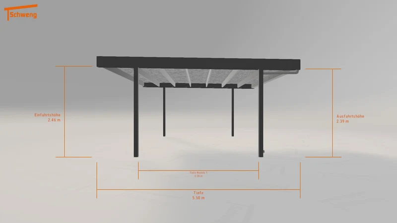 #DE Schweng Flachdachcarport C600 (ID g7bd3b) #MTG