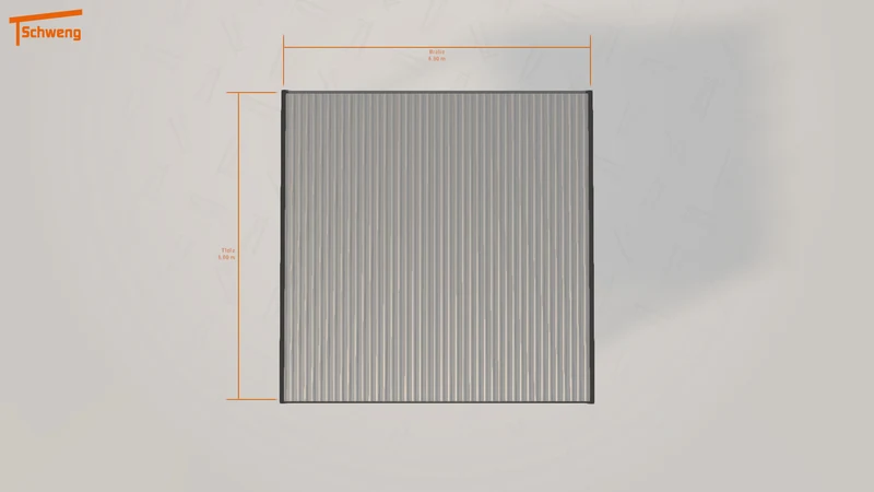 #DE Schweng Flachdachcarport C600 (ID k23vqg) #MTG