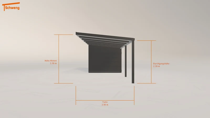 #DE Schweng Pultdachcarport S350 (ID 5mdy5z) #MTG