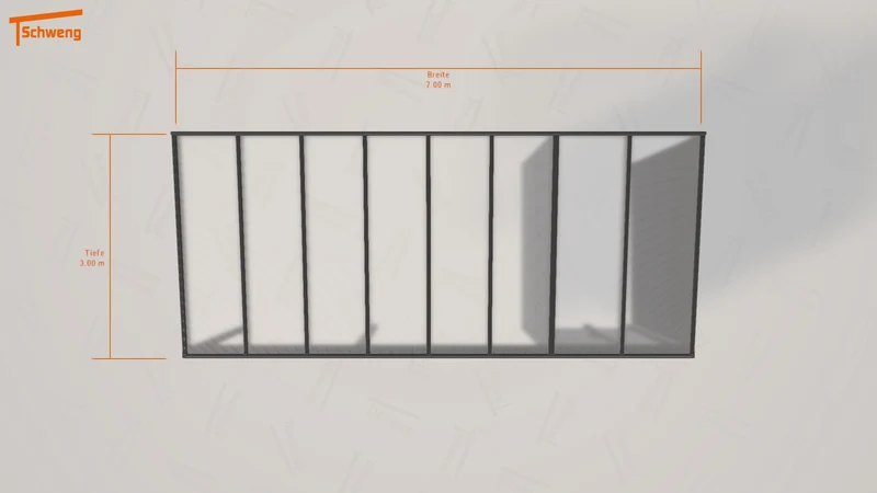 #DE Schweng Pultdachcarport S350 (ID 5mdy5z) #MTG