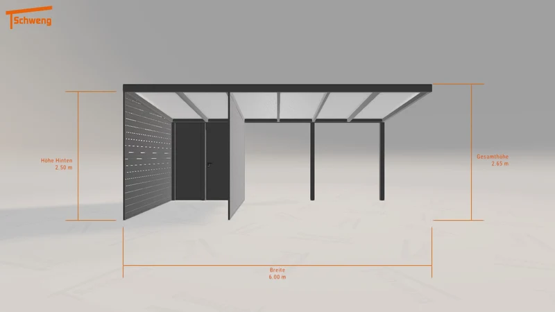 #DE Schweng Pultdachcarport S350 (ID 9w5mjp) #MTG