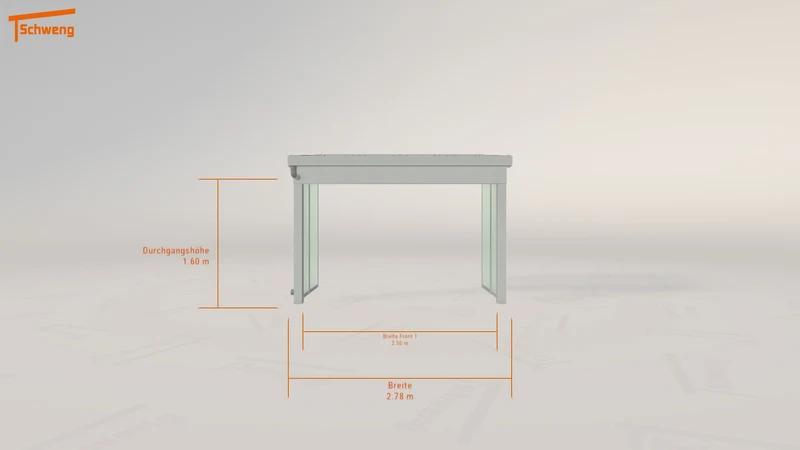 #DE Schweng Terrassenüberdachung S350 (ID zbkr8d)