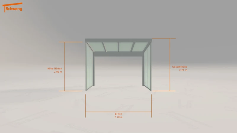 #DE Schweng Terrassenüberdachung S350 (ID zbkr8d)