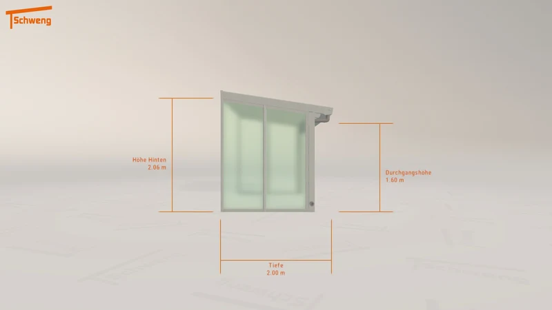 #DE Schweng Terrassenüberdachung S350 (ID zbkr8d)
