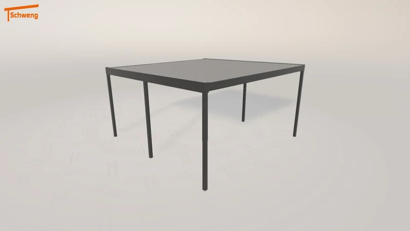 #DE Schweng Flachdachcarport C600 (ID pb3273)