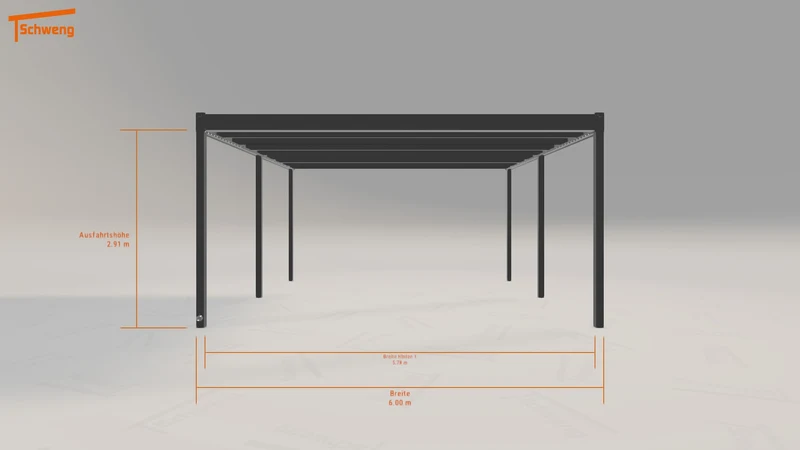 #DE Schweng Flachdachcarport C600 (ID bk8y47) #MTG