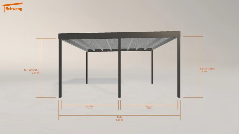 #DE Schweng Flachdachcarport C600 (ID bk8y47) #MTG