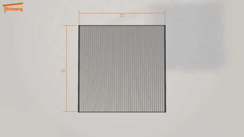 #DE Schweng Flachdachcarport C600 (ID zbk825)